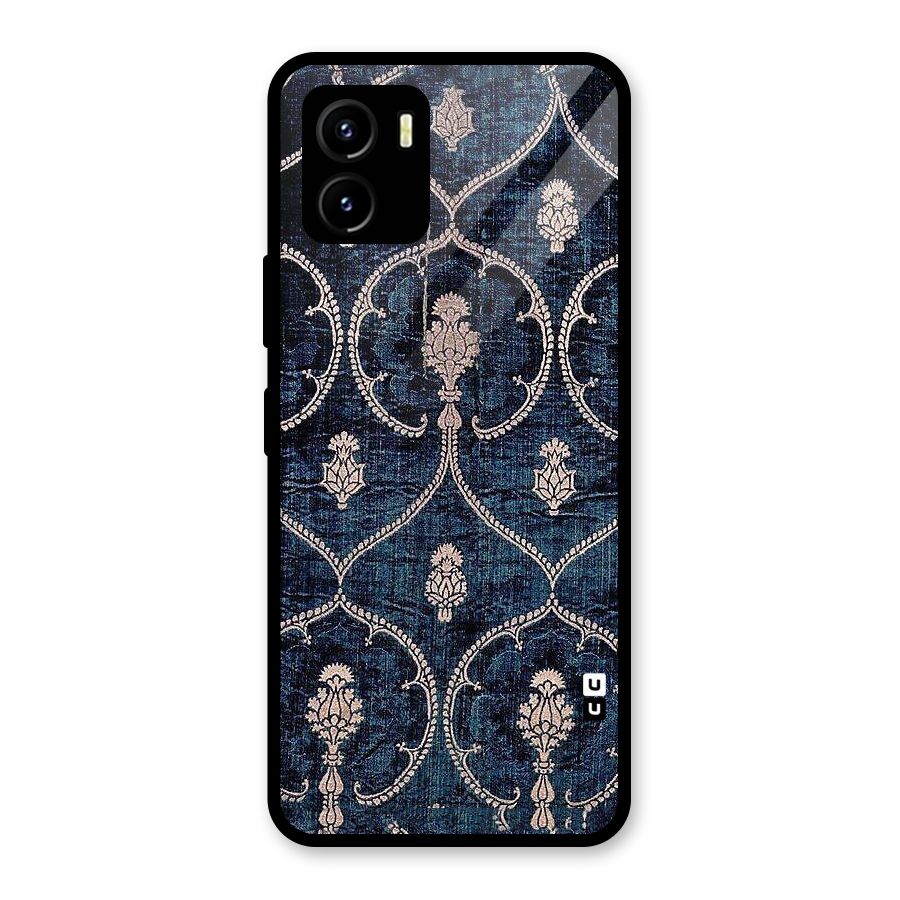 Blue Shade Rug Glass Back Case for Vivo Y15s