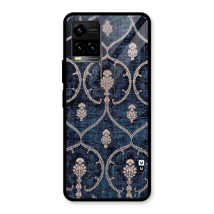 Blue Shade Rug Glass Back Case for Vivo Y21A