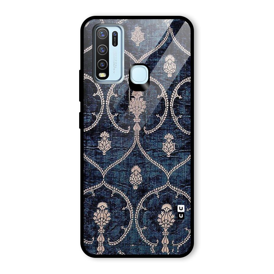 Blue Shade Rug Glass Back Case for Vivo Y50