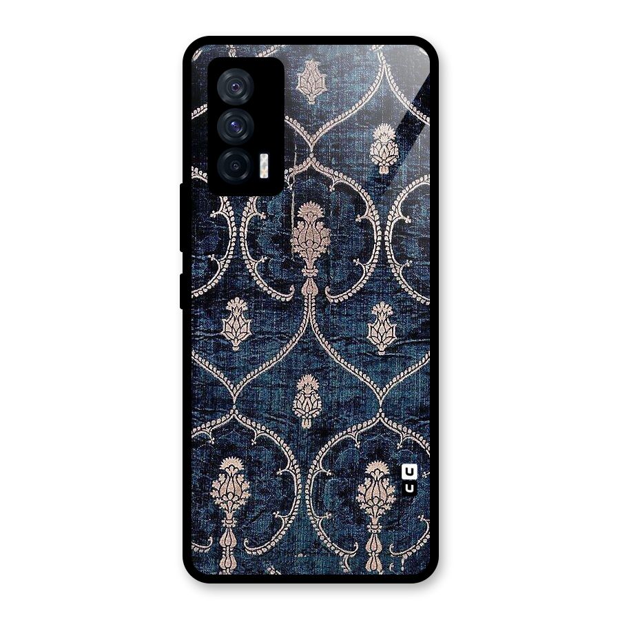 Blue Shade Rug Glass Back Case for Vivo iQOO 7 5G