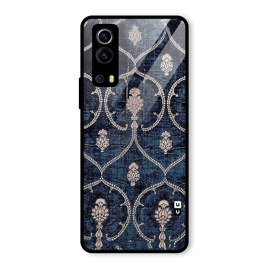 Blue Shade Rug Glass Back Case for Vivo iQOO Z3