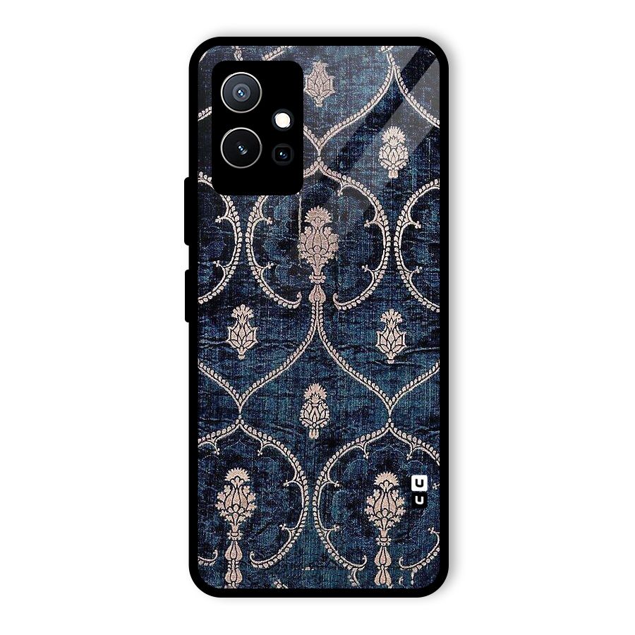 Blue Shade Rug Glass Back Case for Vivo iQOO Z6