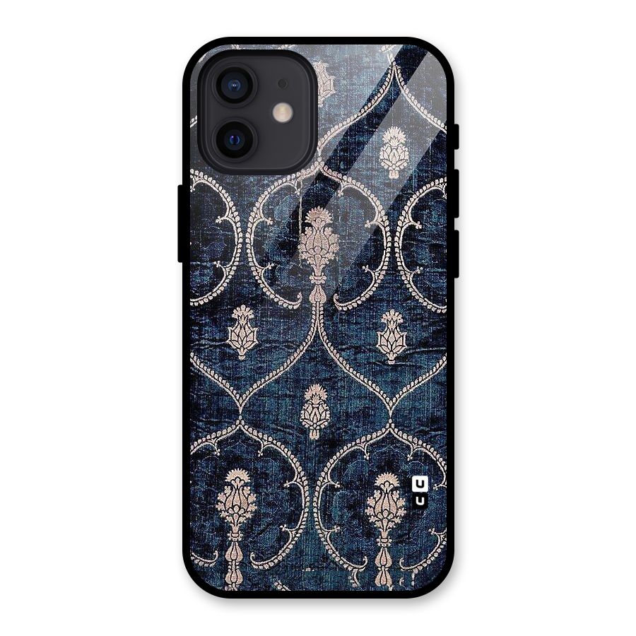 Blue Shade Rug Glass Back Case for iPhone 12