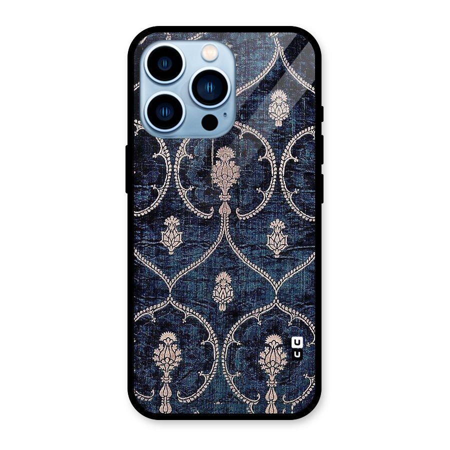 Blue Shade Rug Glass Back Case for iPhone 13 Pro