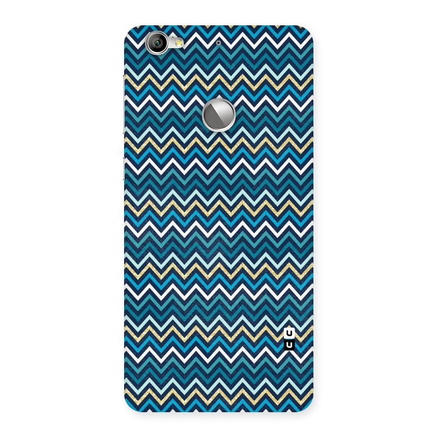 Blue Shades Chevron Pattern Back Case for LeTV Le 1s