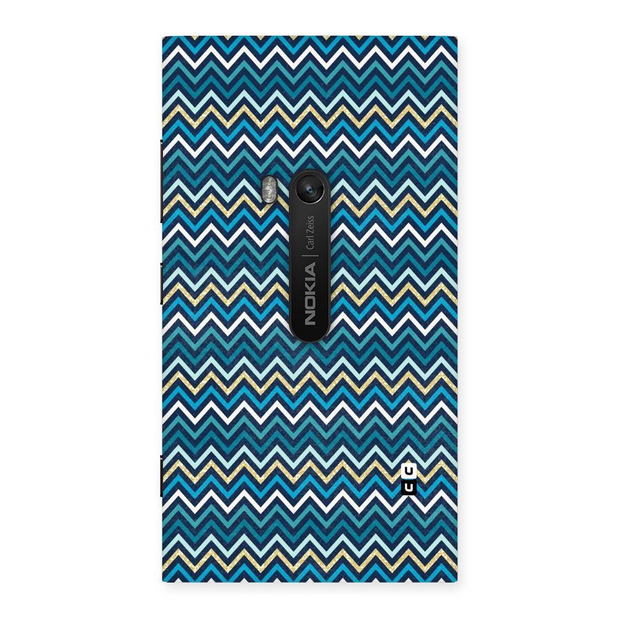Blue Shades Chevron Pattern Back Case for Lumia 920