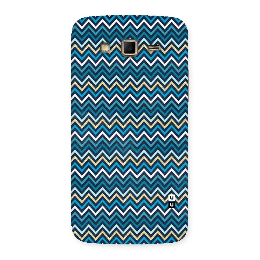 Blue Shades Chevron Pattern Back Case for Samsung Galaxy Grand 2