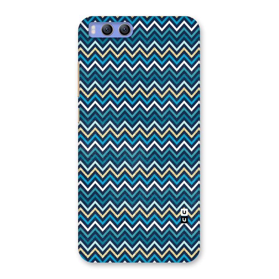 Blue Shades Chevron Pattern Back Case for Xiaomi Mi 6