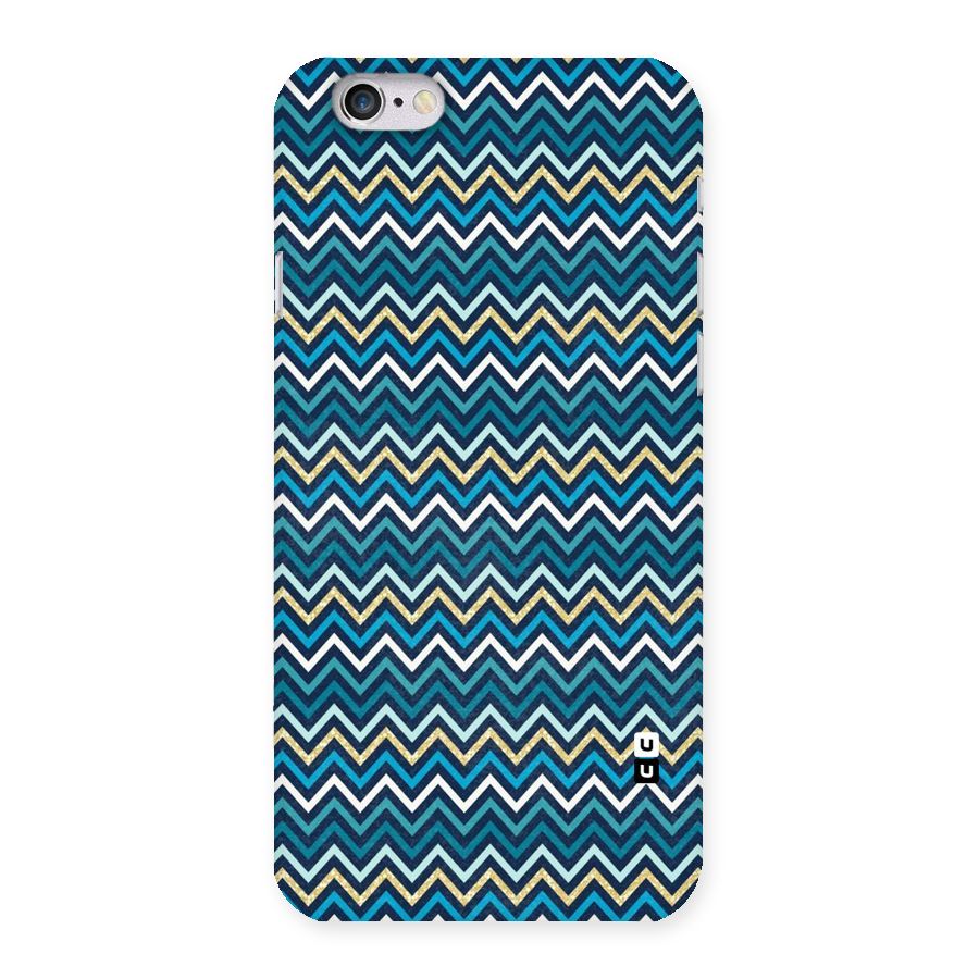 Blue Shades Chevron Pattern Back Case for iPhone 6 6S