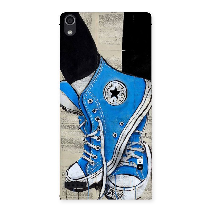 Blue Shoes Back Case for Ascend P6