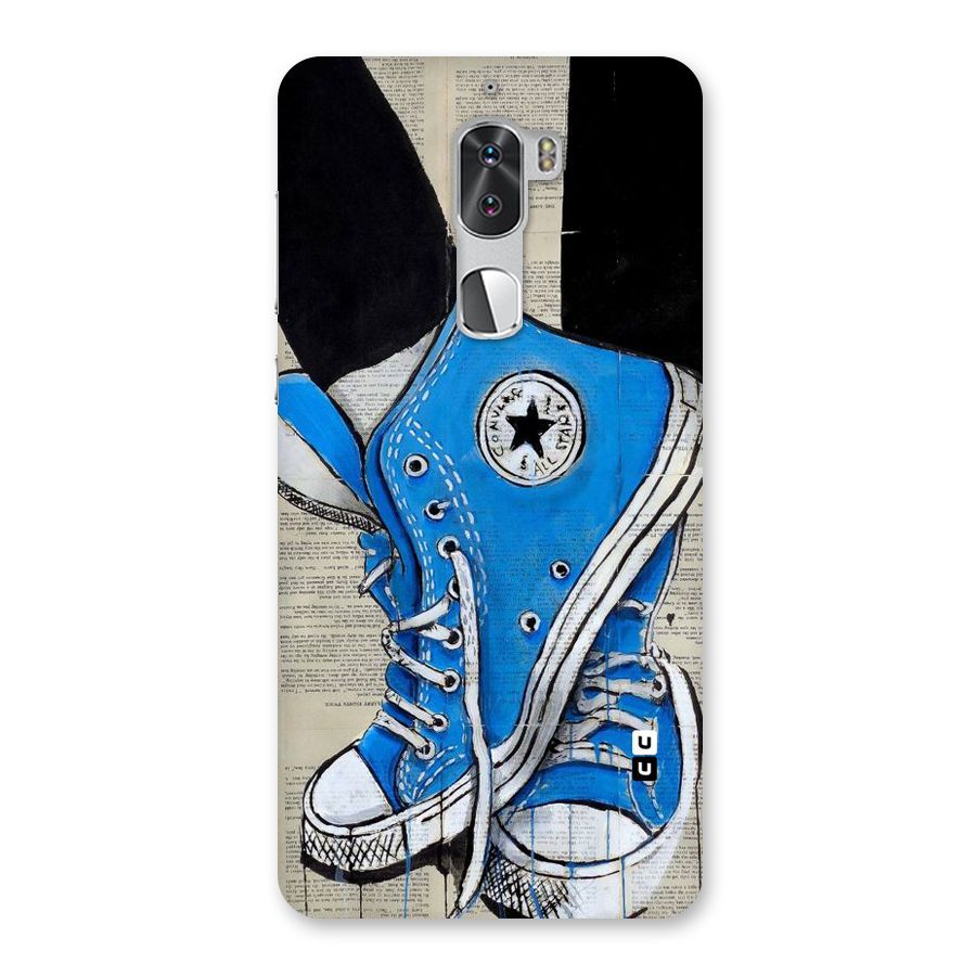 Blue Shoes Back Case for Coolpad Cool 1