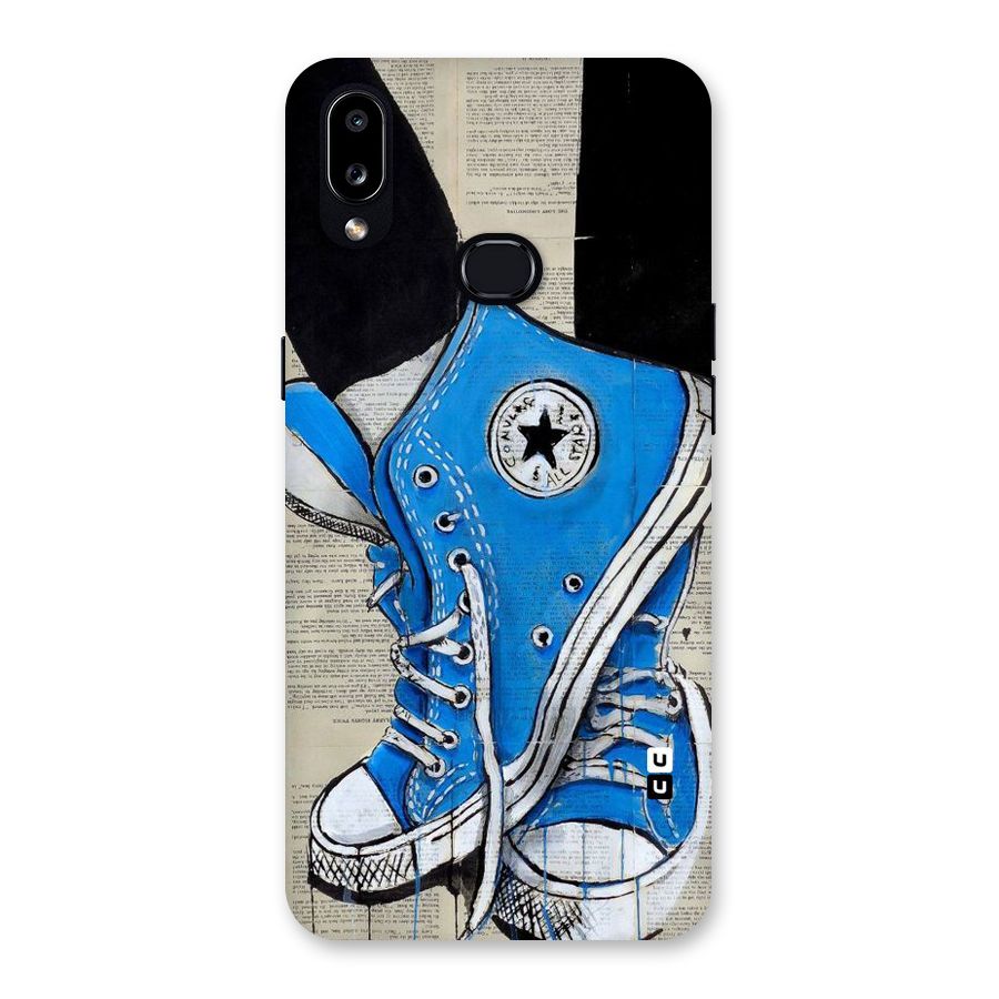 Blue Shoes Back Case for Galaxy A10s