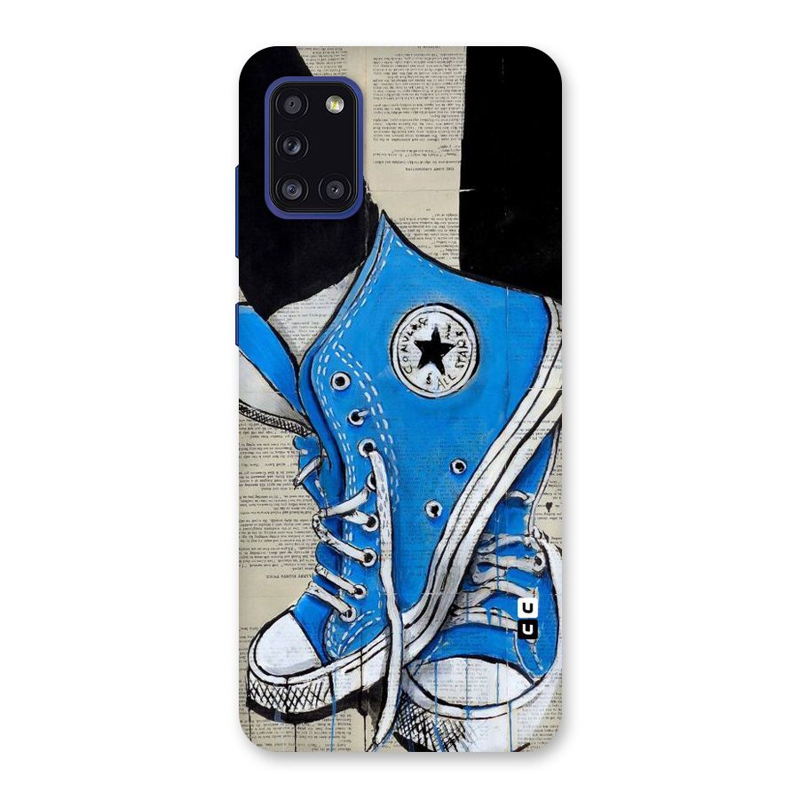 Blue Shoes Back Case for Galaxy A31
