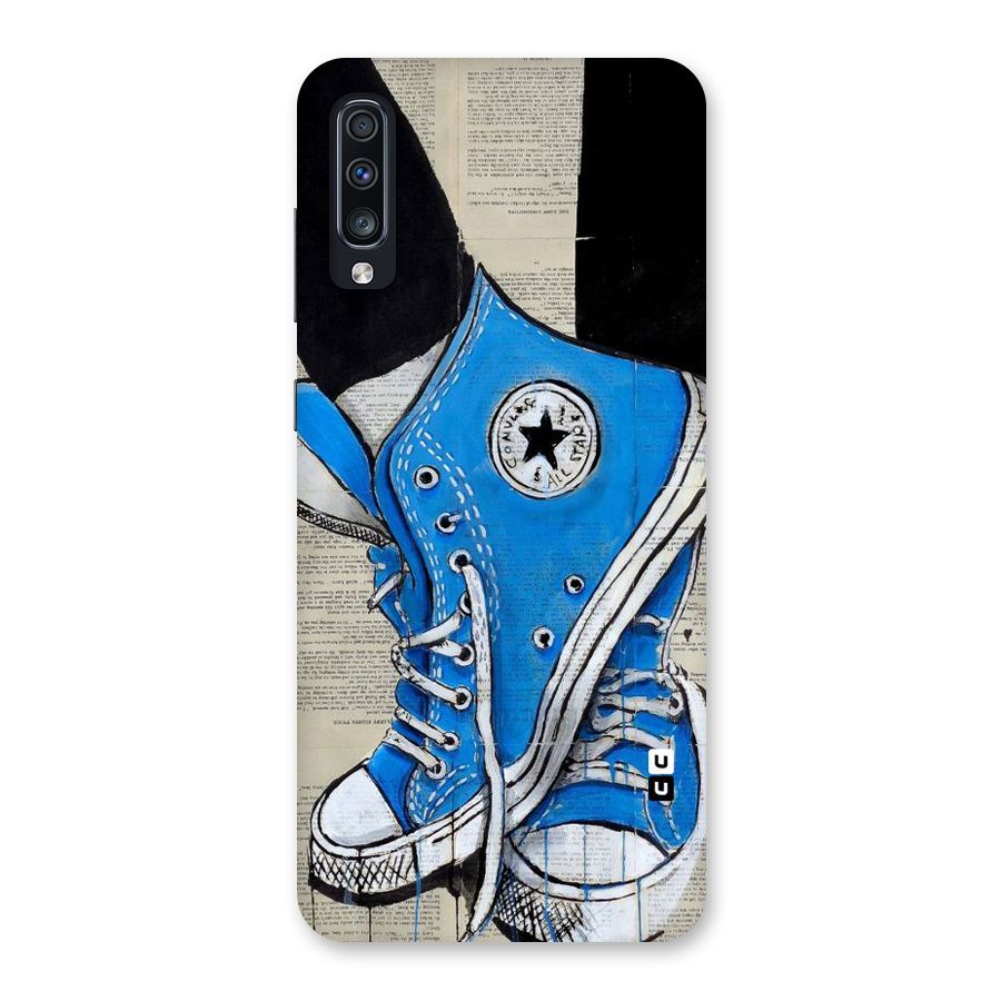 Blue Shoes Back Case for Galaxy A70