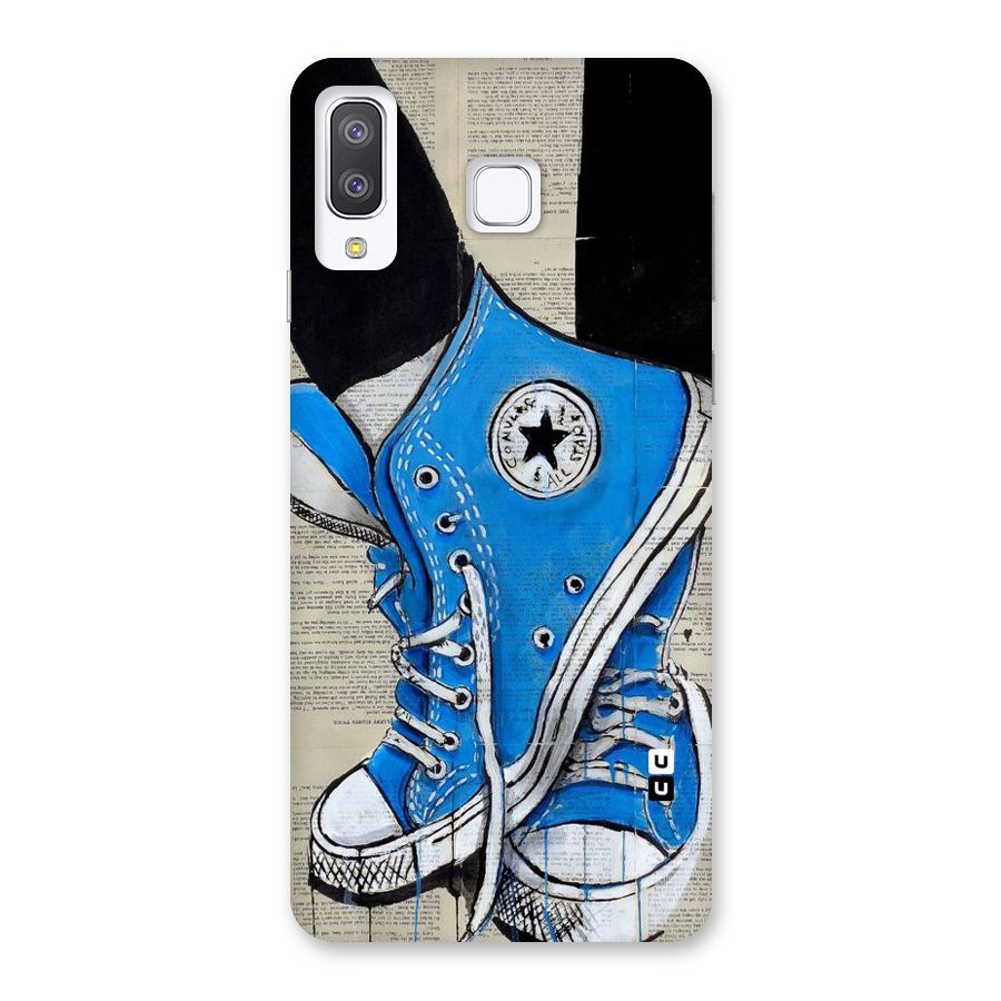 Blue Shoes Back Case for Galaxy A8 Star