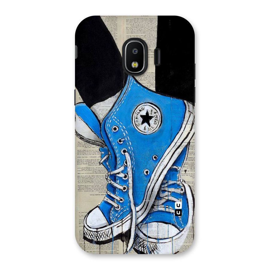 Blue Shoes Back Case for Galaxy J2 Pro 2018