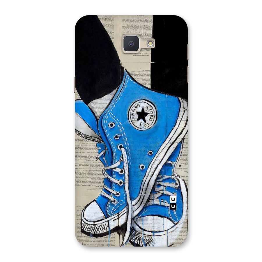Blue Shoes Back Case for Galaxy J5 Prime