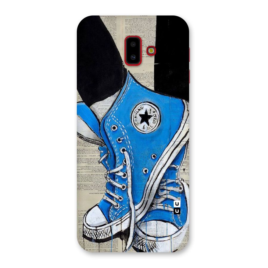 Blue Shoes Back Case for Galaxy J6 Plus
