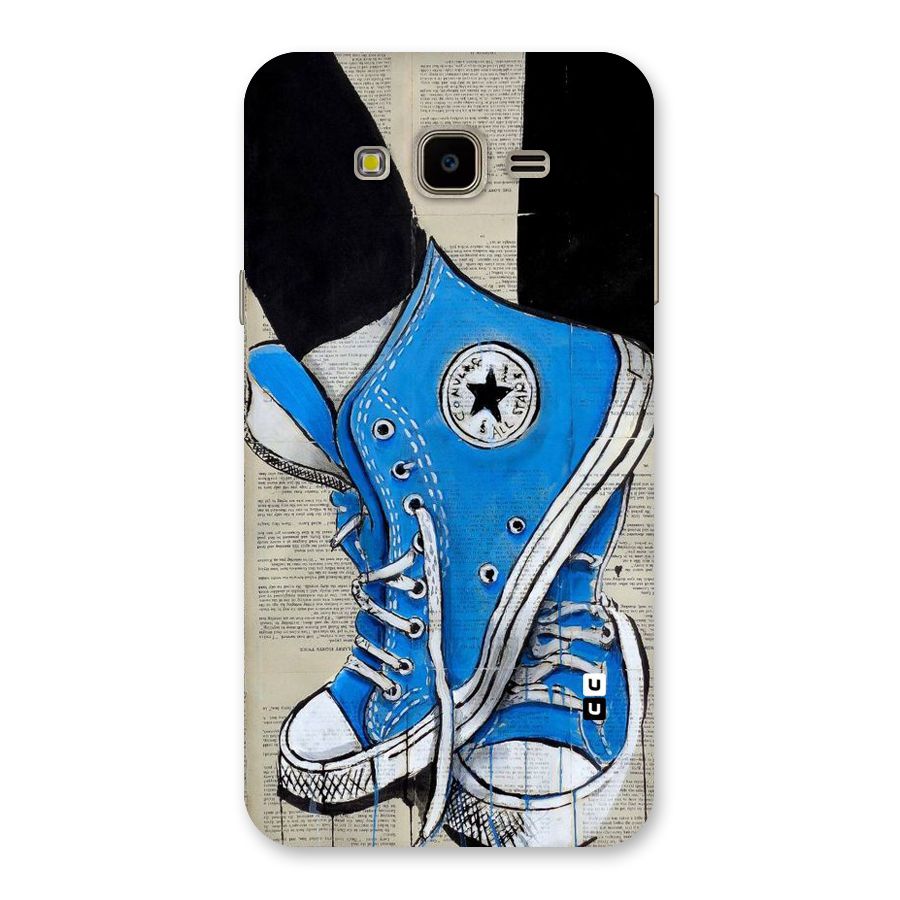 Blue Shoes Back Case for Galaxy J7 Nxt