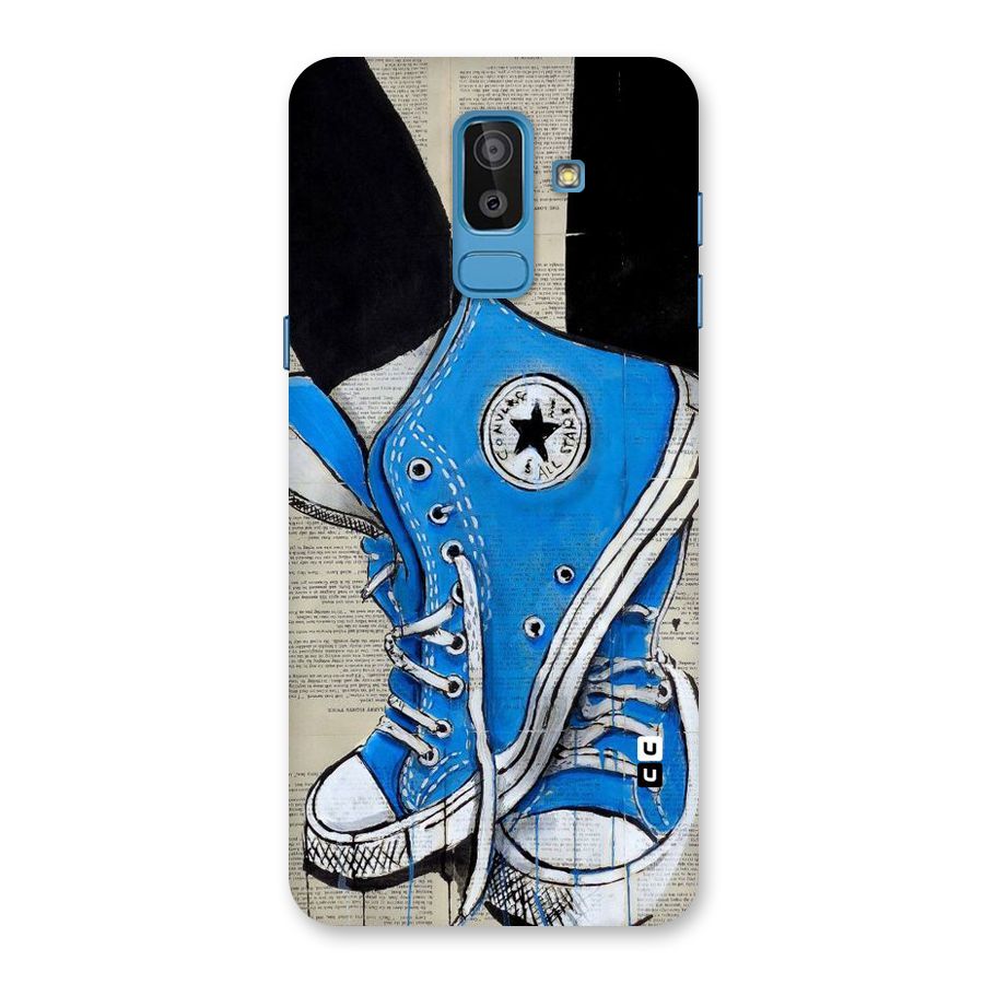 Blue Shoes Back Case for Galaxy J8