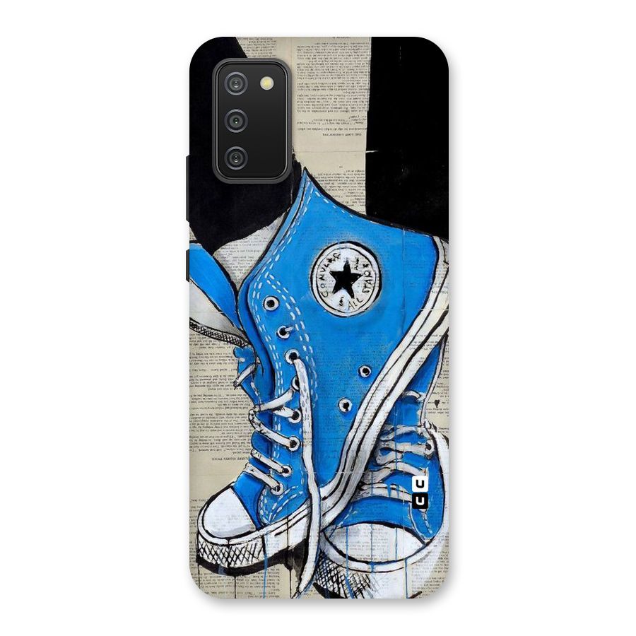Blue Shoes Back Case for Galaxy M02s