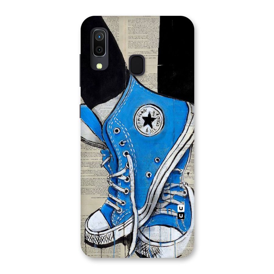 Blue Shoes Back Case for Galaxy M10s