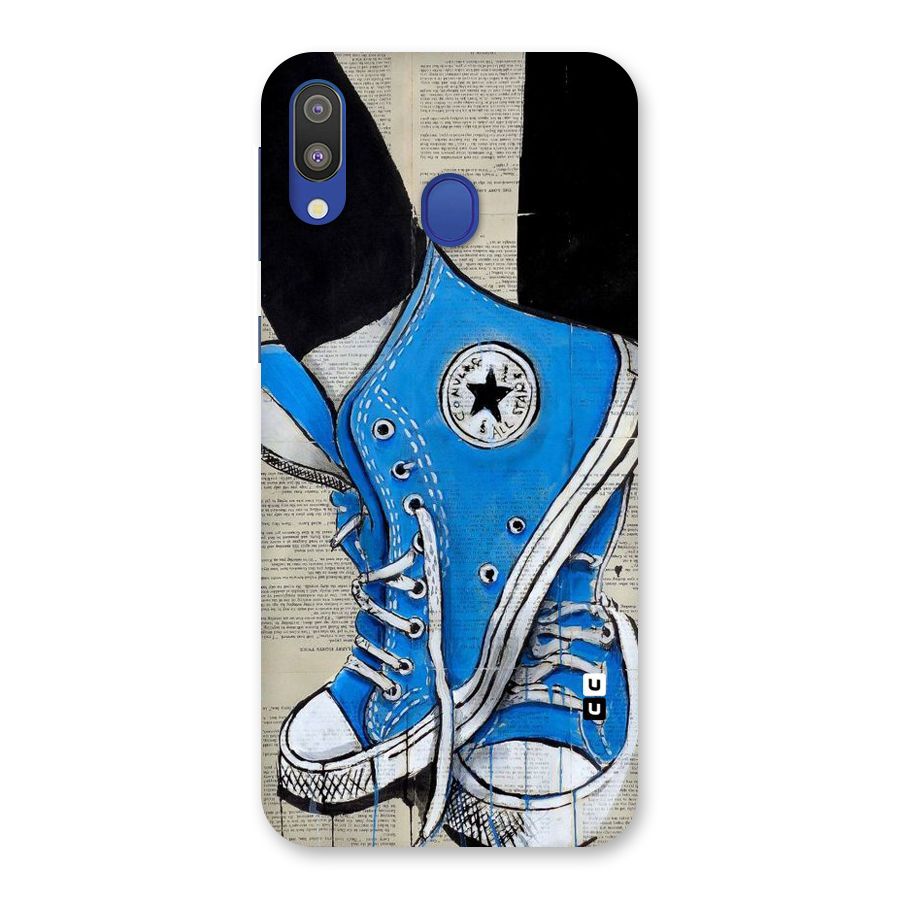 Blue Shoes Back Case for Galaxy M20