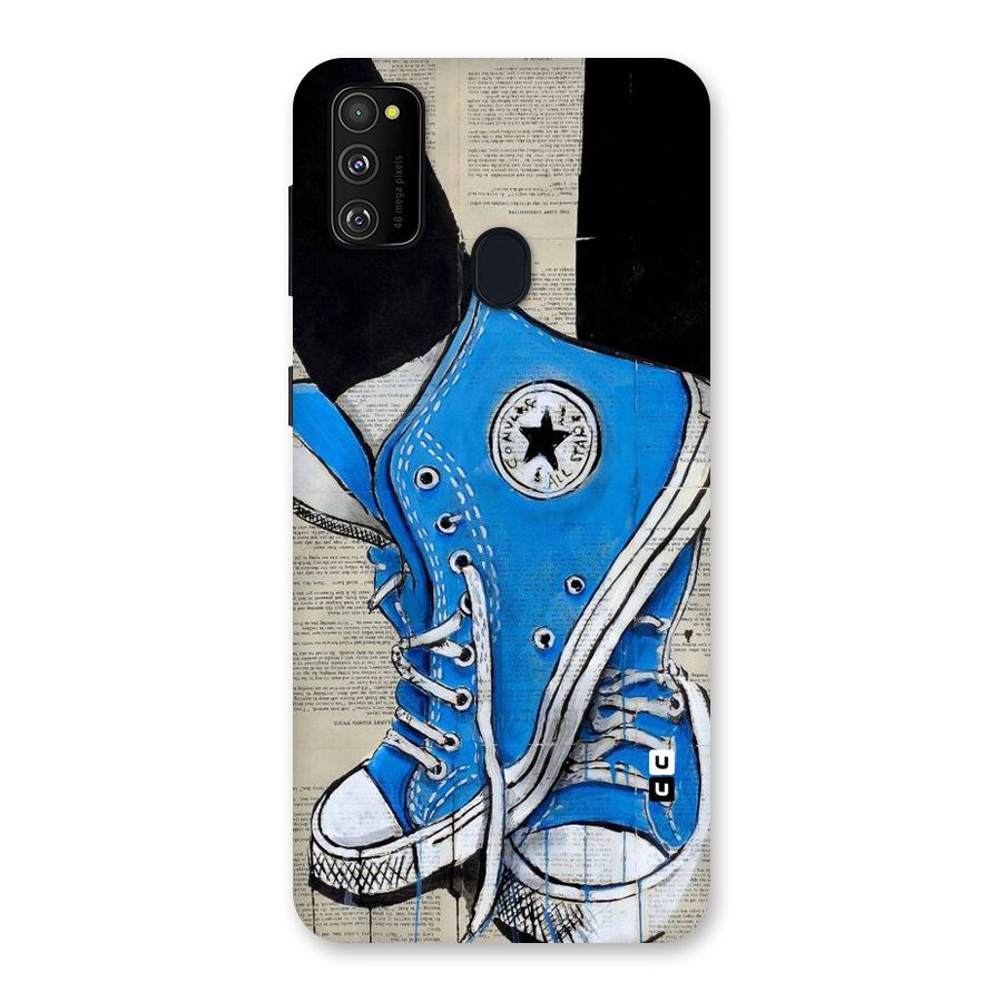 Blue Shoes Back Case for Galaxy M30s