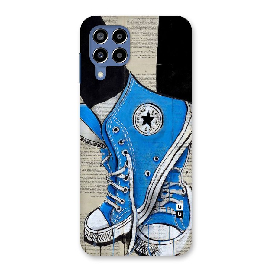Blue Shoes Back Case for Galaxy M53 5G