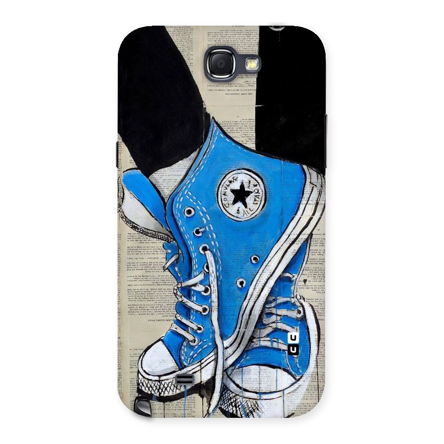 Blue Shoes Back Case for Galaxy Note 2