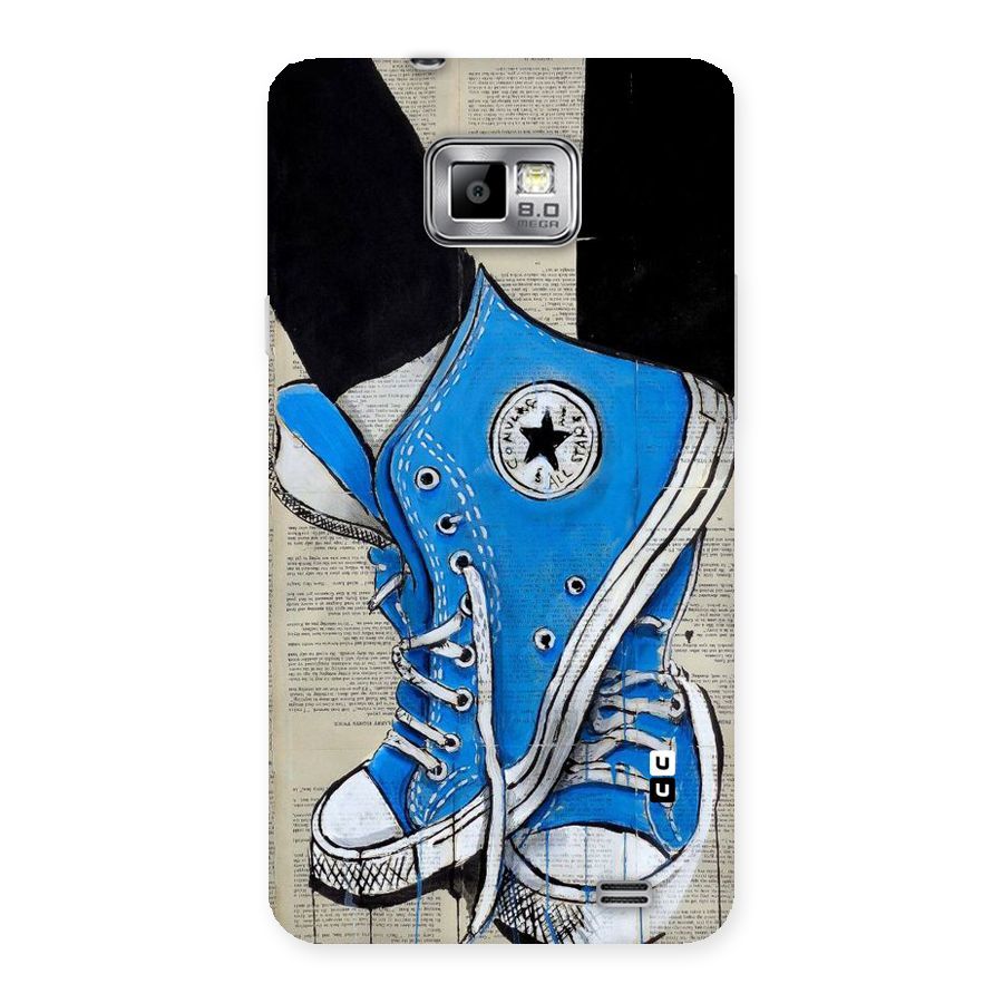 Blue Shoes Back Case for Galaxy S2