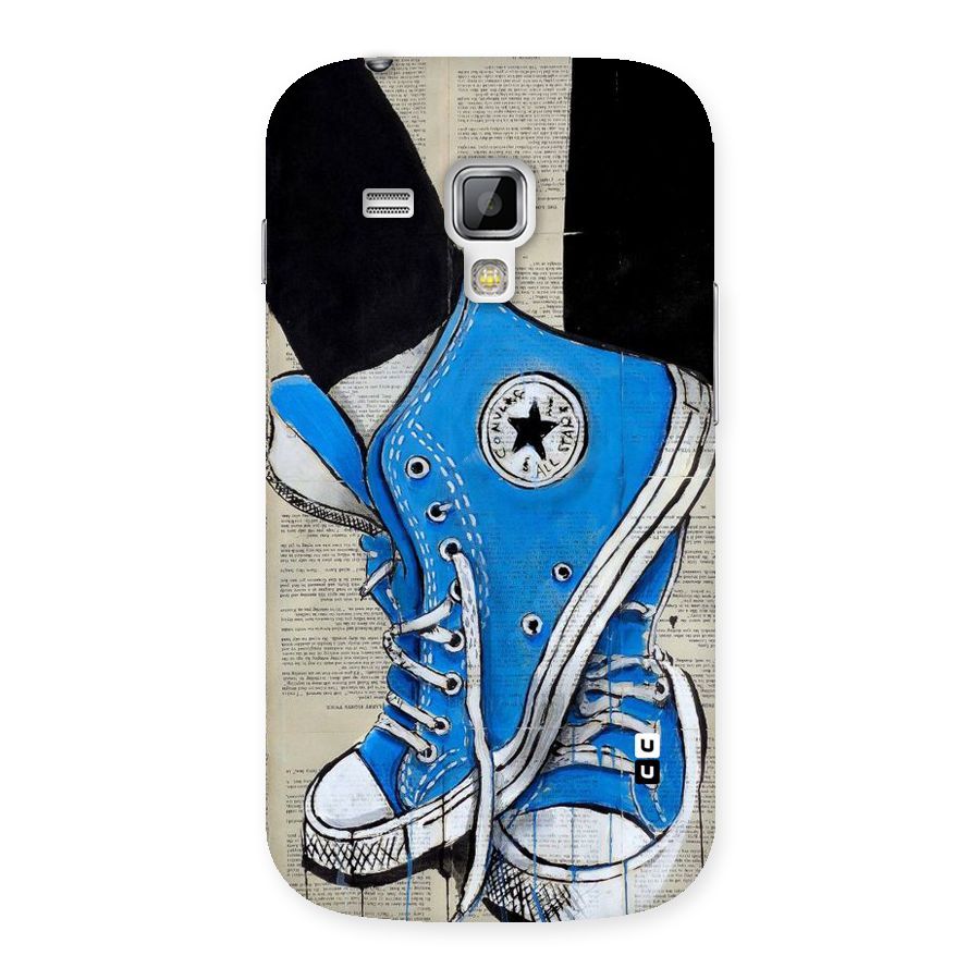 Blue Shoes Back Case for Galaxy S Duos