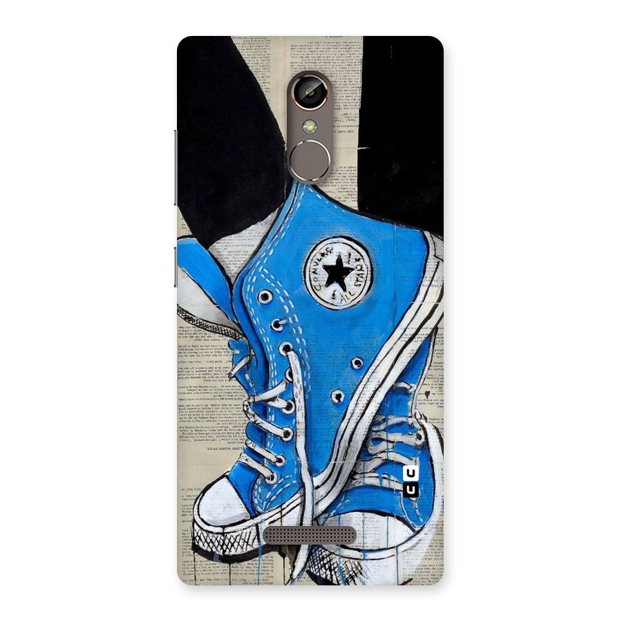 Blue Shoes Back Case for Gionee S6s