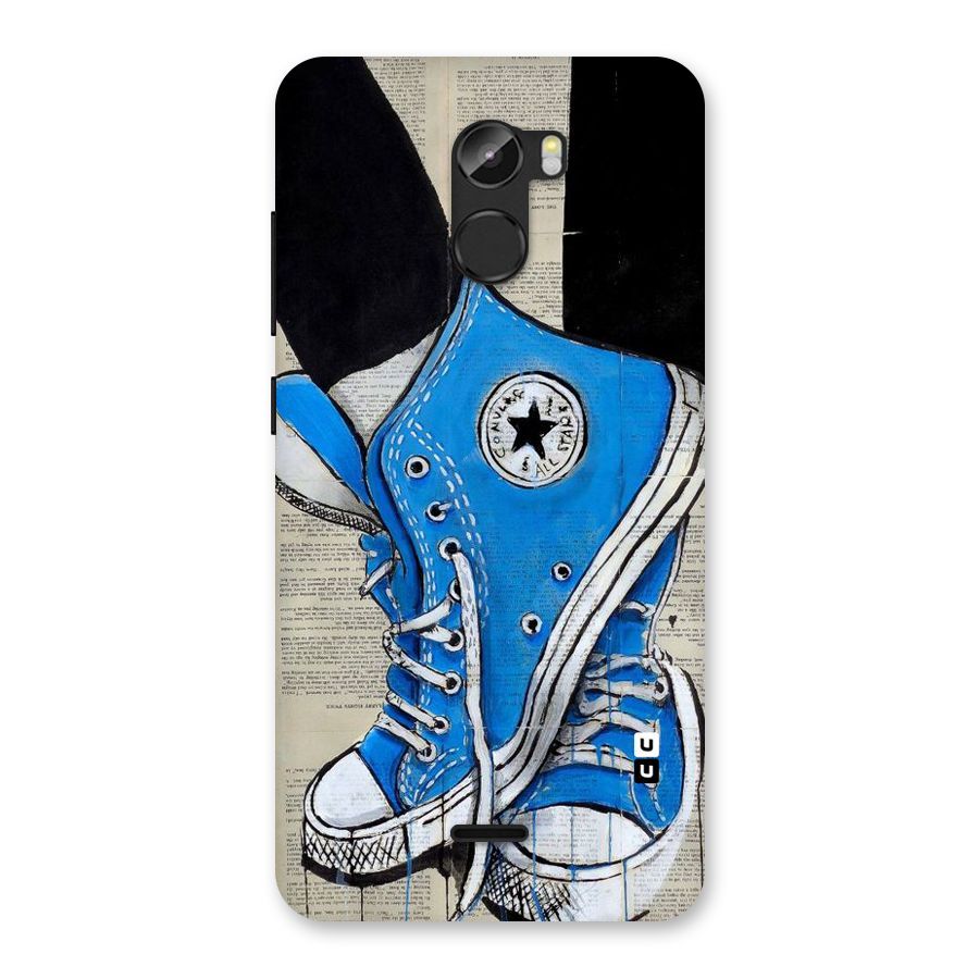 Blue Shoes Back Case for Gionee X1