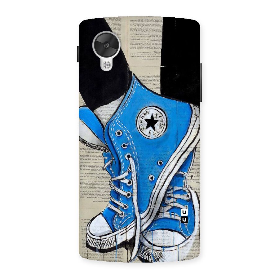 Blue Shoes Back Case for Google Nexsus 5