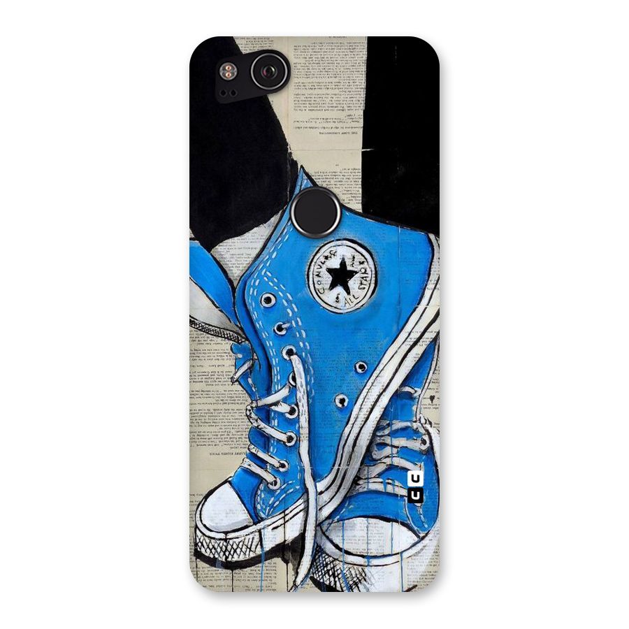 Blue Shoes Back Case for Google Pixel 2