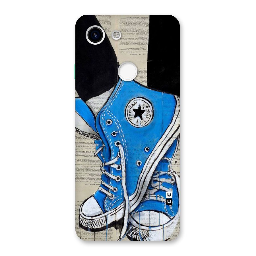 Blue Shoes Back Case for Google Pixel 3