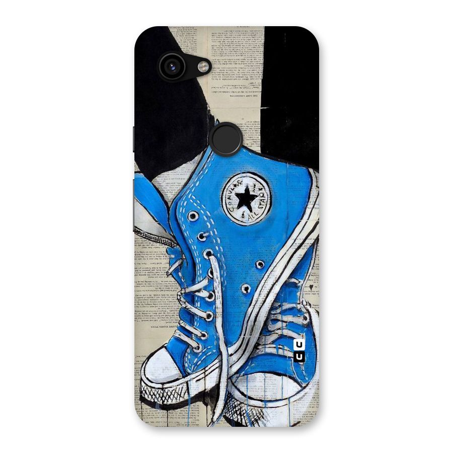 Blue Shoes Back Case for Google Pixel 3a