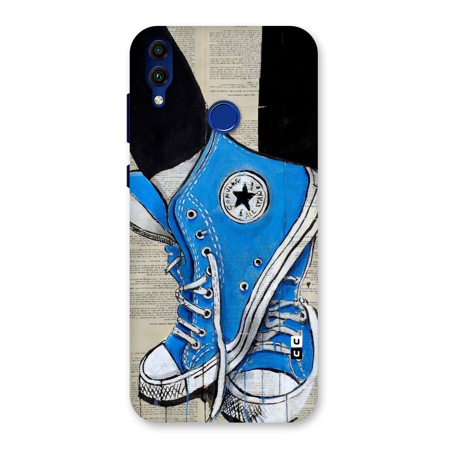 Blue Shoes Back Case for Honor 8C