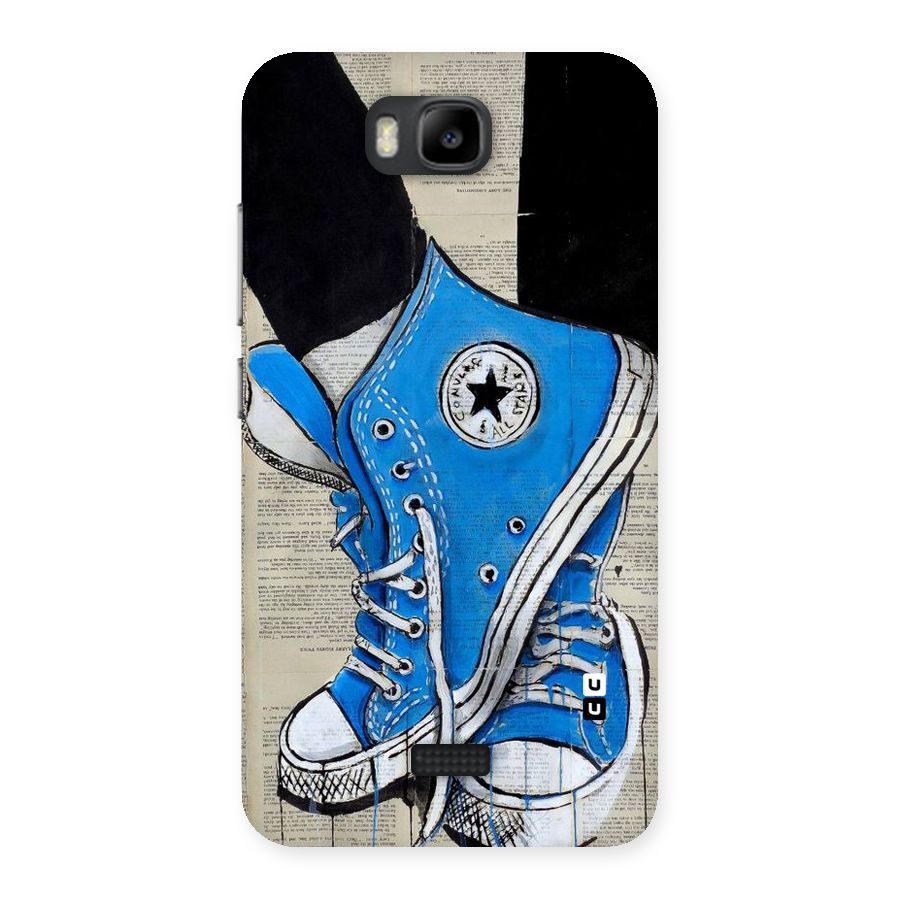 Blue Shoes Back Case for Honor Bee