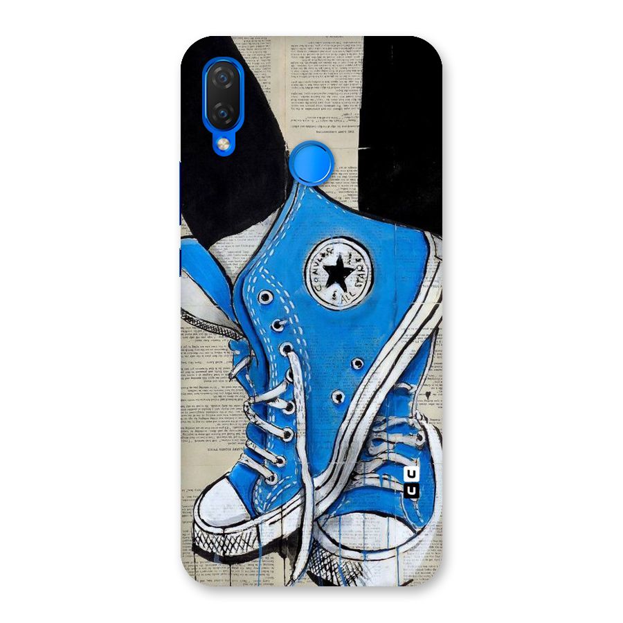 Blue Shoes Back Case for Huawei P Smart+