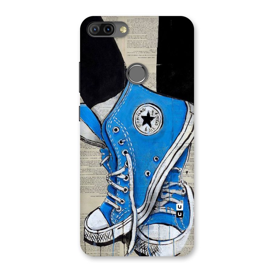 Blue Shoes Back Case for Infinix Hot 6 Pro