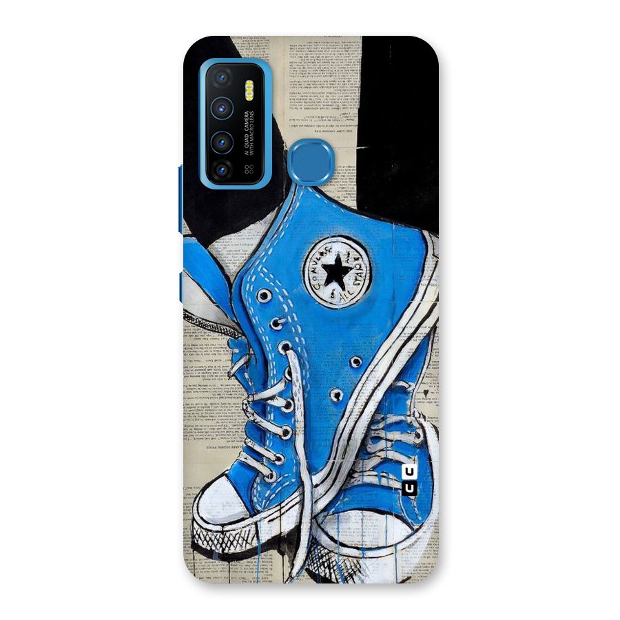 Blue Shoes Back Case for Infinix Hot 9