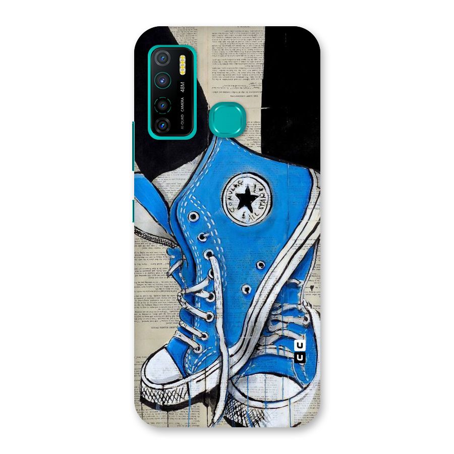 Blue Shoes Back Case for Infinix Hot 9 Pro