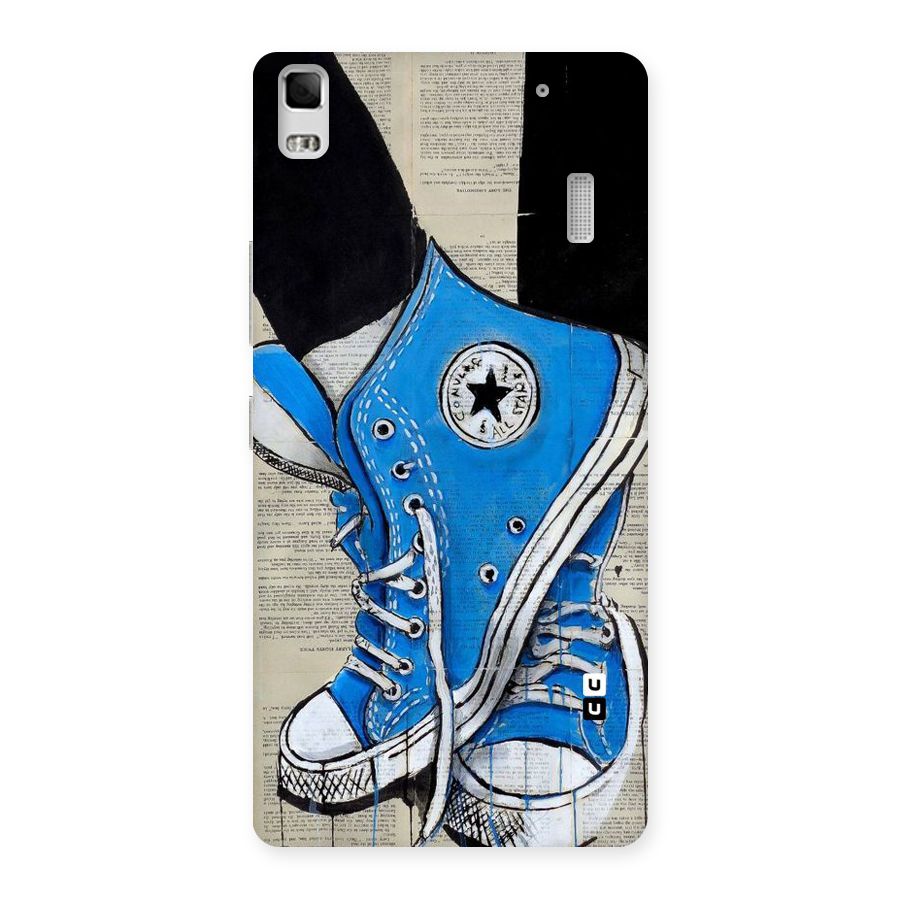 Blue Shoes Back Case for Lenovo A7000