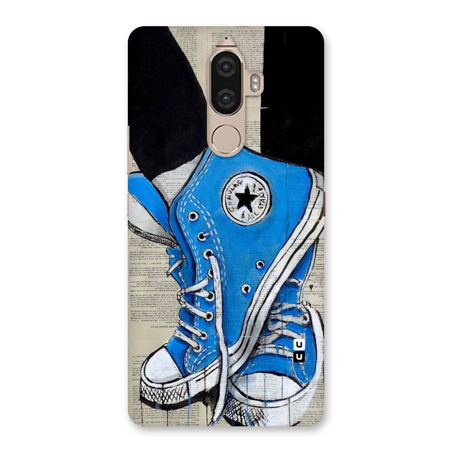 Blue Shoes Back Case for Lenovo K8 Note