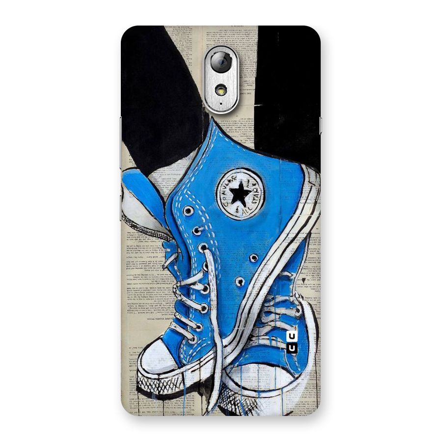 Blue Shoes Back Case for Lenovo Vibe P1M