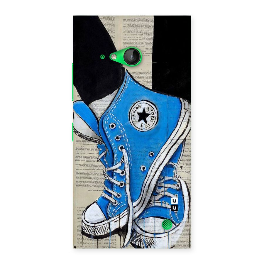 Blue Shoes Back Case for Lumia 730
