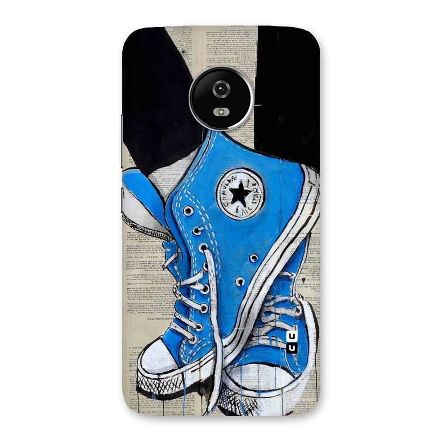 Blue Shoes Back Case for Moto G5