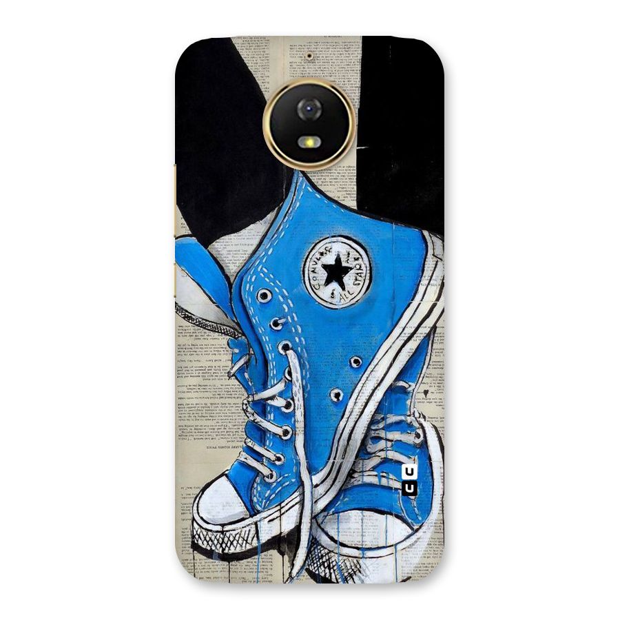 Blue Shoes Back Case for Moto G5s